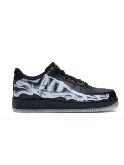 PKGoden  Air Force 1 Low Black Skeleton Halloween, BQ7541 001 02