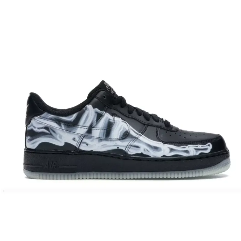 PKGoden  Air Force 1 Low Black Skeleton Halloween, BQ7541 001
