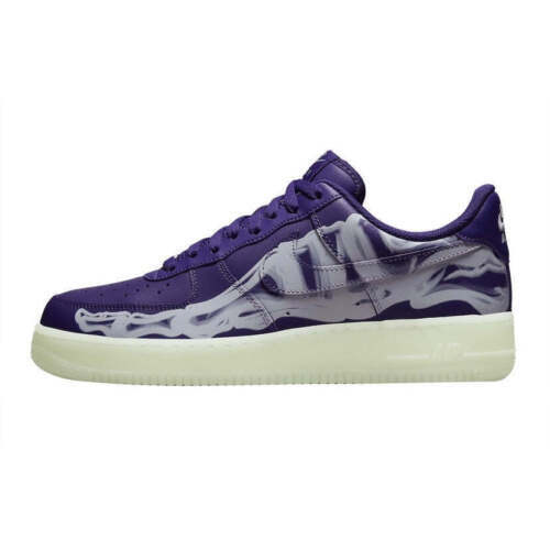 PKGoden Air Force 1 Low '07 QS Purple Skeleton Halloween, CU8067-500