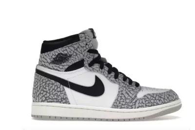 PKGoden  Jordan 1 Retro High OG White Cement，DZ5485-052 02