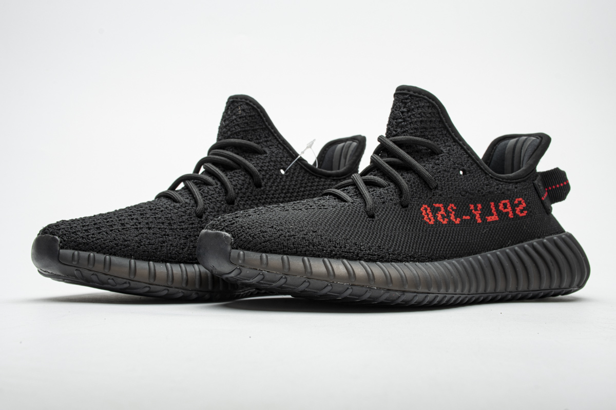  BootsMasterLin Yeezy Boost 350 V2 Black Red , CP9652 the best replica sneaker 