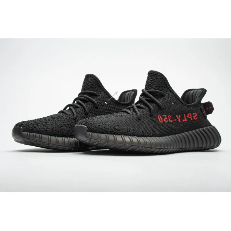  BootsMasterLin Yeezy Boost 350 V2 Black Red , CP9652 the best replica sneaker 
