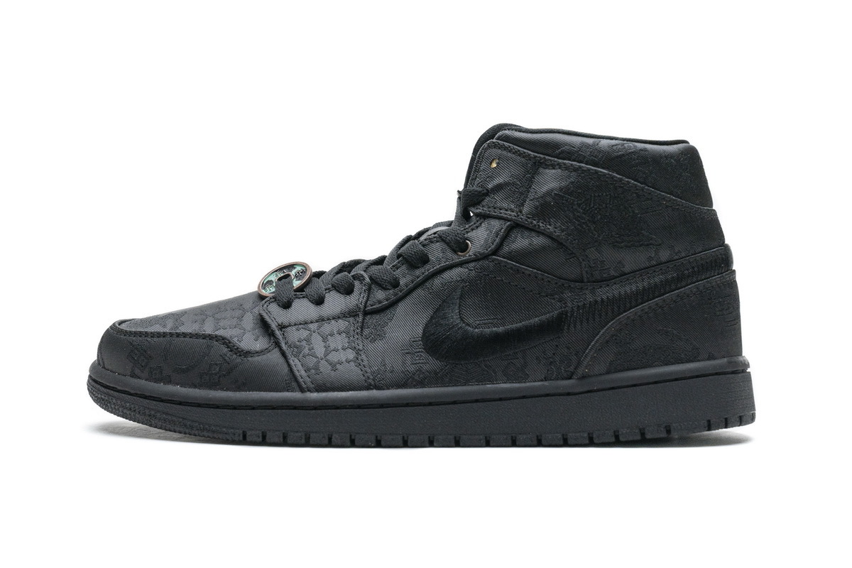 POP  Jordan 1 Mid “Fearless Black”, CU2804-300