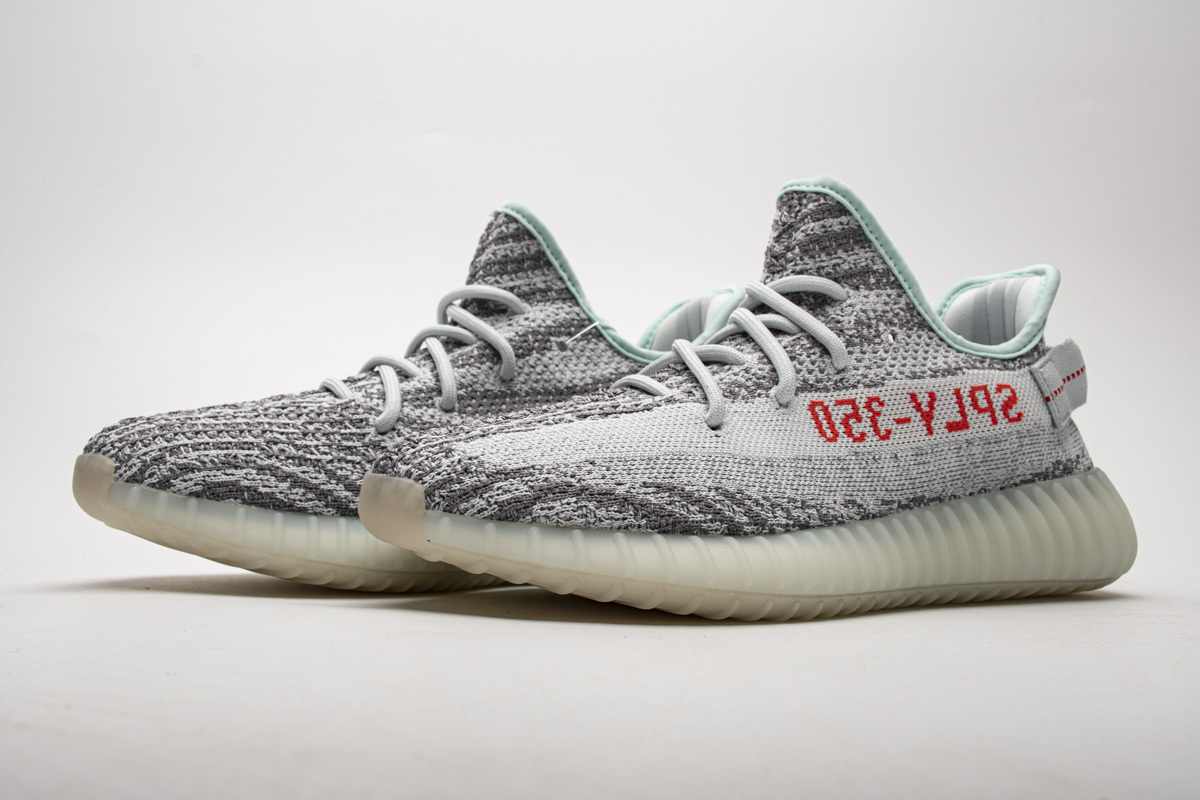 BootsMasterLin Yeezy Boost 350 V2 Blue Tint , B37571 the best replica sneaker 