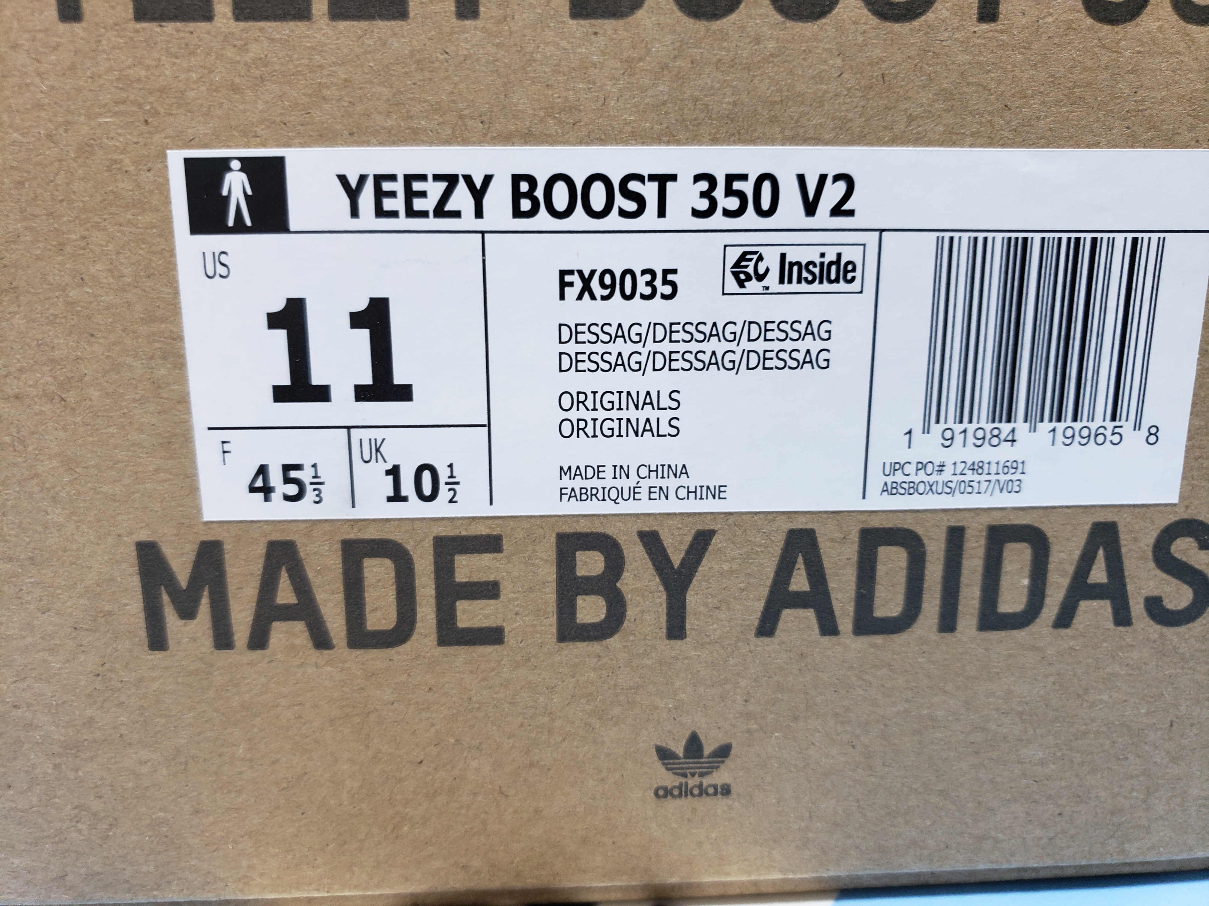 PKGoden Yeezy Boost 350 V2 Desert Sage , FX9035