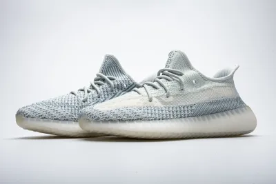 PKGoden Yeezy Boost 350 V2  Cloud White (Non-Reflective), FW3043 01