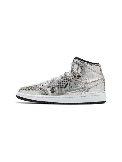 POP  Jordan 1 Mid SE Disco Metallic Silver, CU9304-001 01