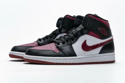 POP  Jordan 1 Mid Bred Toe, 554724-066 01