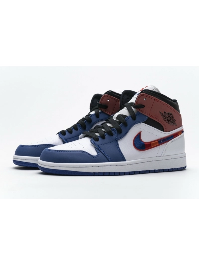 POP  Jordan 1 Mid Multi-Color Swoosh, 852542-146 01
