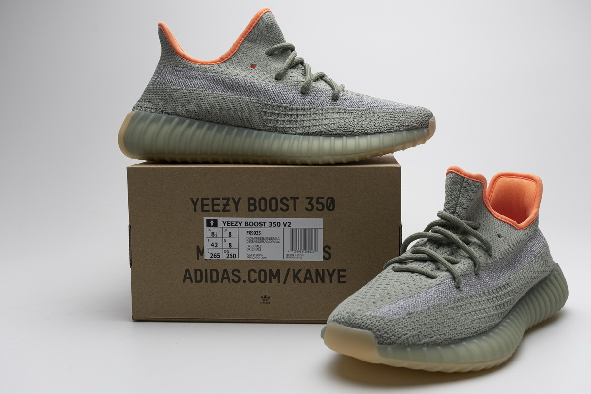 BootsMasterLin Yeezy Boost 350 V2 Desert Sage, FX9035 the best replica sneaker 