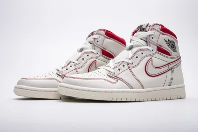 PKGoden  Air Jordan 1 Retro High Phantom Gym Red, 555088-160 01