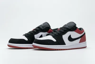 POP Jordan 1 Low Black Toe, 553558-116 01