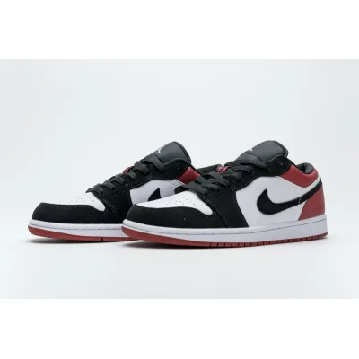 {20$ OFF, Litmited Time} POP Jordan 1 Low Black Toe, 553558-116 01