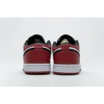  BootsMasterLin Jordan 1 Low Black Toe, 553558-116 the best replica sneaker 