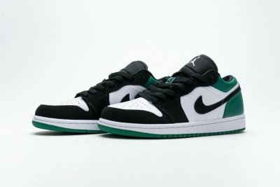 POP Jordan 1 Low White Black Mystic Green, 553558-113 01