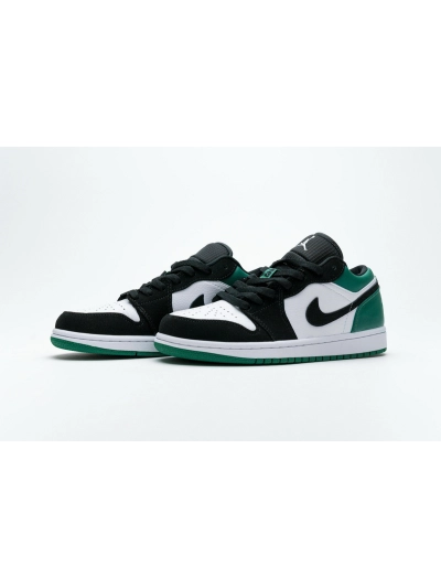 POP Jordan 1 Low White Black Mystic Green, 553558-113 01