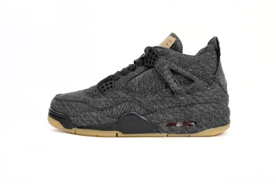 PKGoden Jordan 4 Retro Levi's Black, AQ9103-001 01