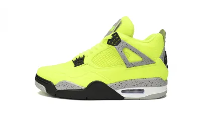 PKGoden Jordan 4 Plush Fluorescent Yellow x Tagz DV6773-700 01