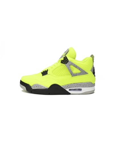 PKGoden Jordan 4 Plush Fluorescent Yellow x Tagz DV6773-700 01