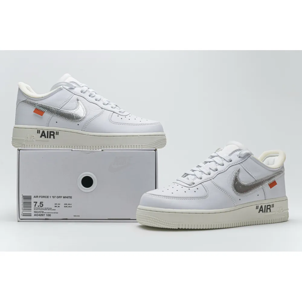 PKGoden OFF White X Air Force 1 ’07 Low Conplex Con AO4297-100