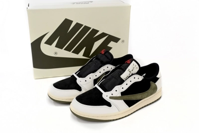 POP Travis Scott x Air Jordan 1 Low OG Olive, DZ4137-106 02