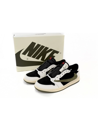POP Travis Scott x Air Jordan 1 Low OG Olive, DZ4137-106 02