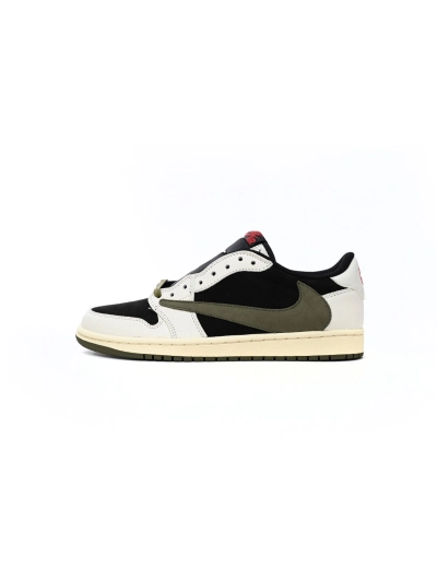 PKGoden  Travis Scott x Air Jordan 1 Low OG Olive, DZ4137-106 01