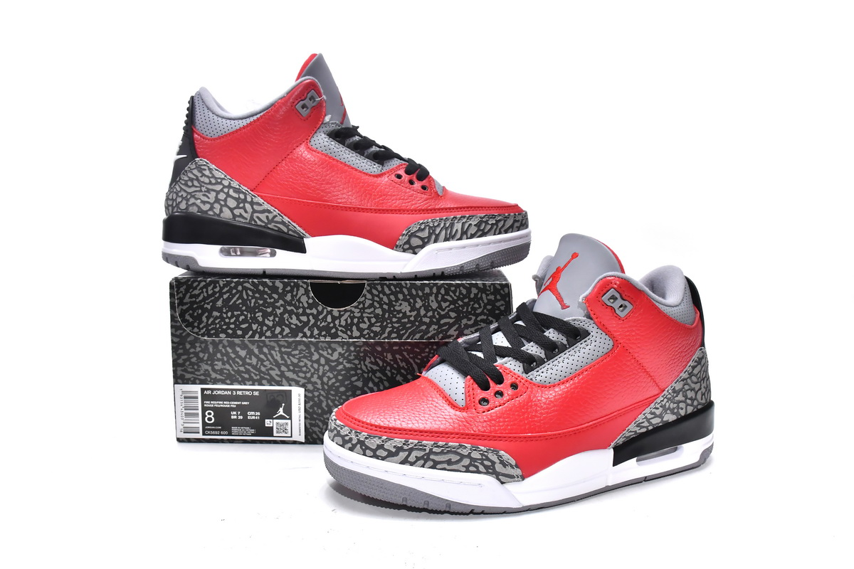 PKGoden  Jordan 3 Retro SE Red Cement CK5692-600