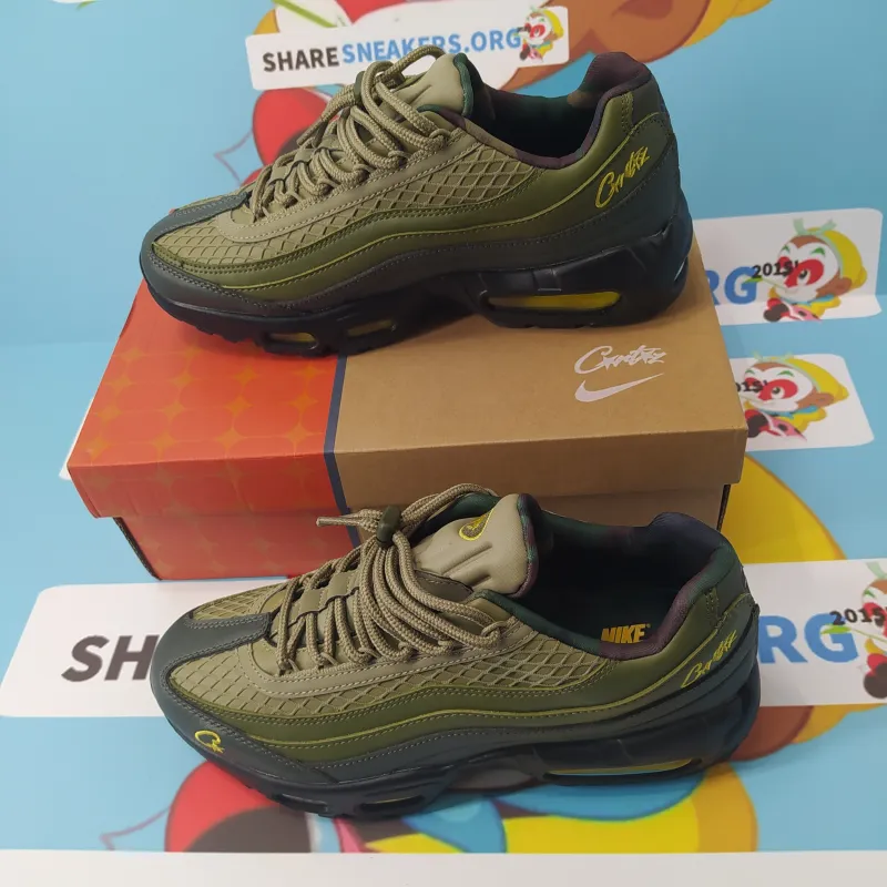 【Flash Sale 30$ OFF】 POP Corteiz Corteiz x  Air Max 95 Gutta Green FB2709-300