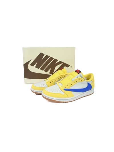 POP  Jordan 1 Retro Low OG SP Travis Scott Canary, DZ4137-700 02