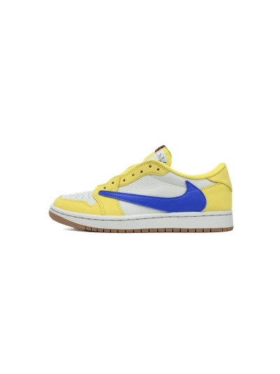 POP  Jordan 1 Retro Low OG SP Travis Scott Canary, DZ4137-700 01