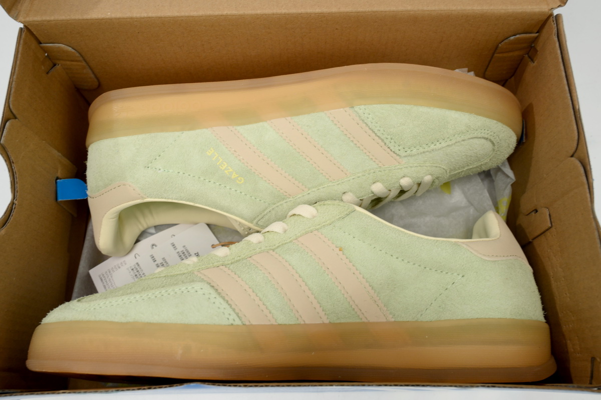  GET adidas GAT Gazelle Indoor Green Spark Almost Yellow IE2948 