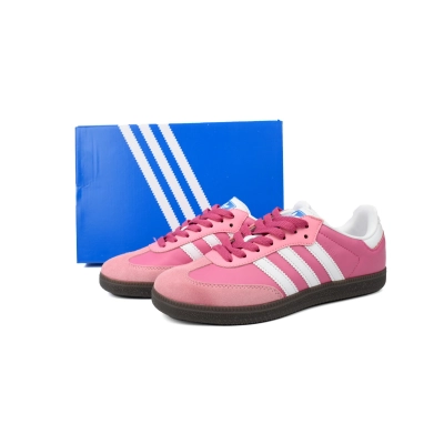 POP adidas GAT Originals SAMBA OG Pink White B75806 02