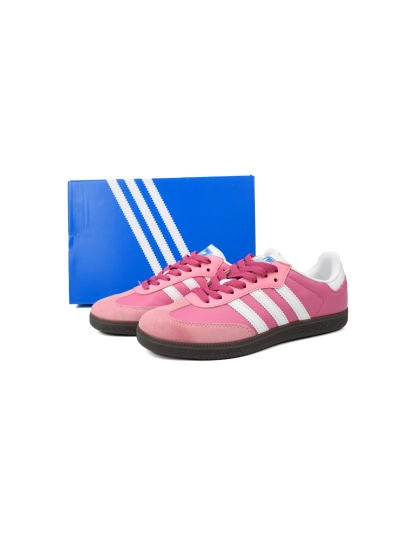 POP  adidas GAT Originals SAMBA OG Pink White B75806 02