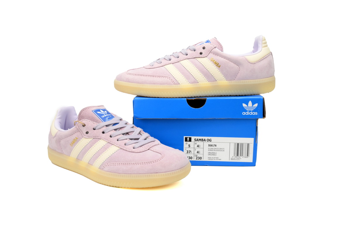 POP  UNISEX Adidas GAT Samba OG Silver Dawn IG6176