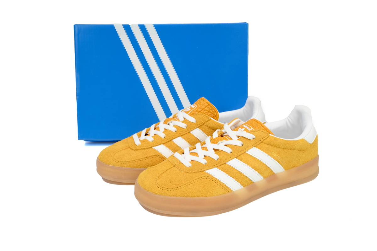 POP  adidas GAT Gazelle Indoor Orange Peel Gum HQ8716