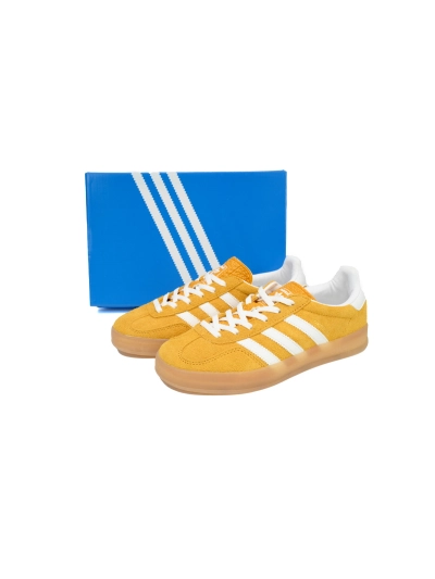 POP  adidas GAT Gazelle Indoor Orange Peel Gum HQ8716 02