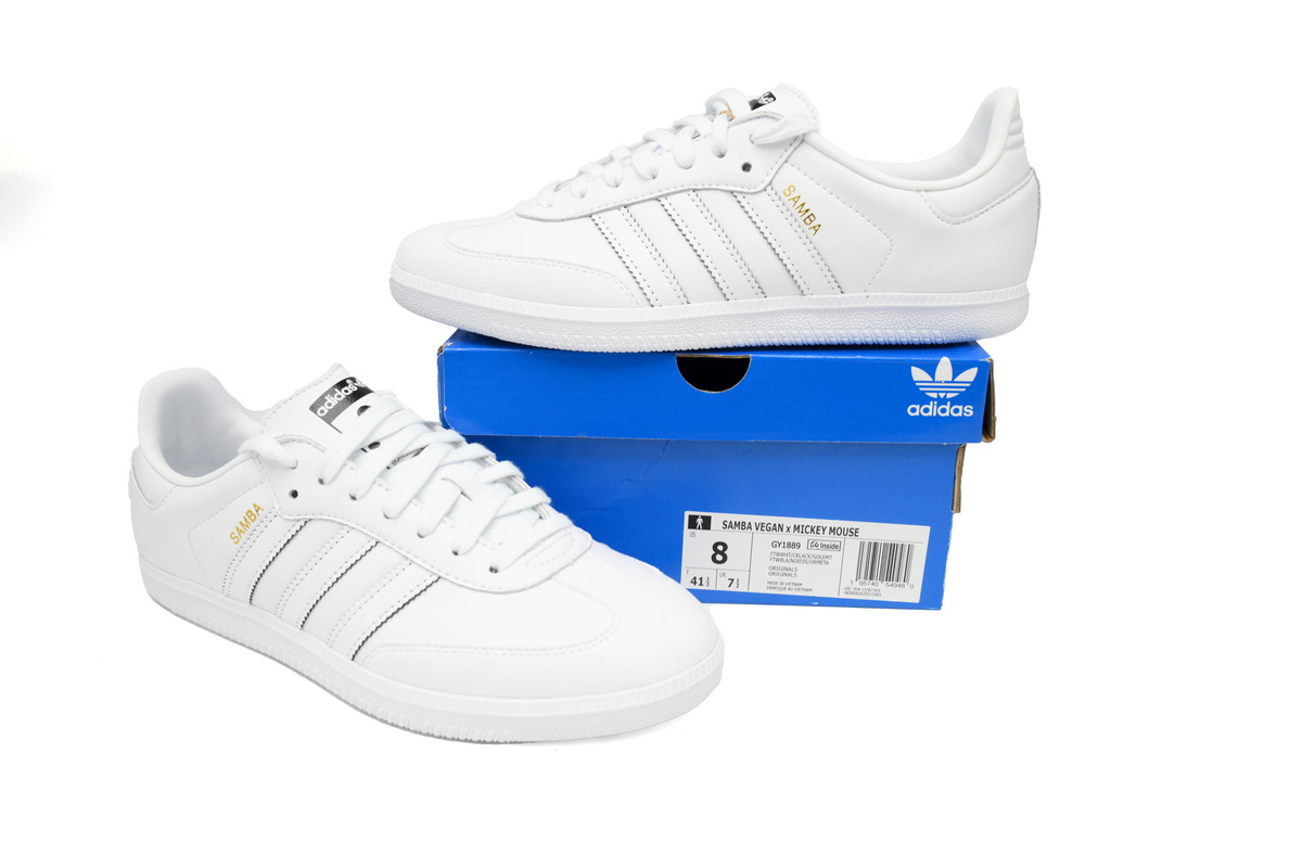 POP  GAT Originals Samba Vegan /OG White and Black Stripes GY1889