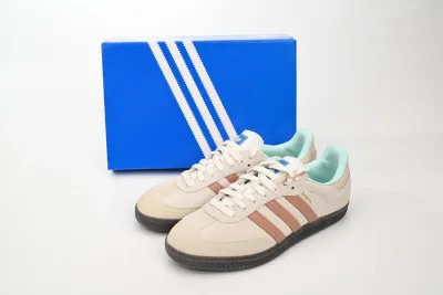 POP  GAT Originals Samba Vegan /OG Black White Powder Brown ID2047 02