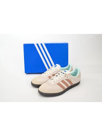 POP  GAT Originals Samba Vegan /OG Black White Powder Brown ID2047 02