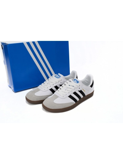 POP  GAT Originals Samba Vegan /OG White Black H01877 02