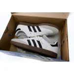 POP  GAT Originals Samba Vegan /OG White Black H01877