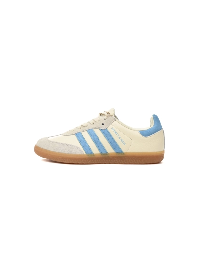 POP  GAT Originals Samba Vegan /OG White Blue IE7096 01