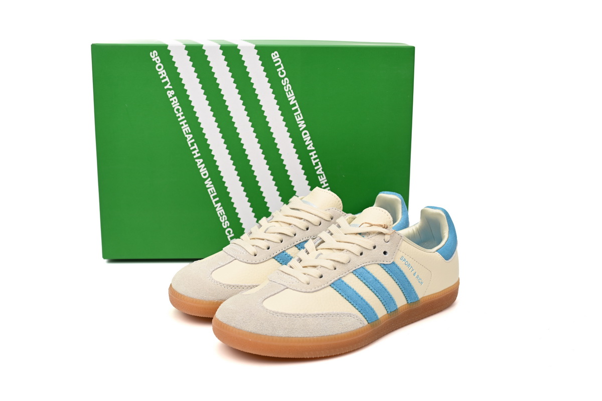 POP  GAT Originals Samba Vegan /OG White Blue IE7096