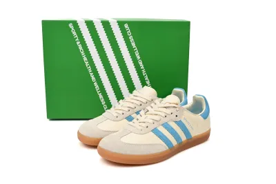 POP  GAT Originals Samba Vegan /OG White Blue IE7096 02