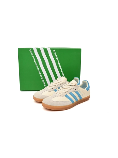 POP  GAT Originals Samba Vegan /OG White Blue IE7096 02
