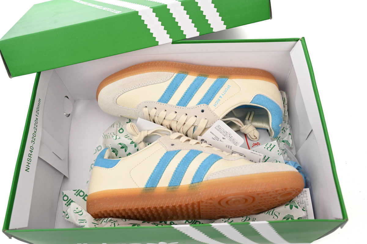 POP  GAT Originals Samba Vegan /OG White Blue IE7096