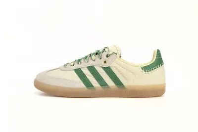 POP  GAT Wales Bonner x adidas Originals SAMBA White Green GY4344 01