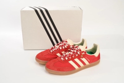 POP  GAT Wales Bonner x adidas Originals SAMBA White Red GY6612 02