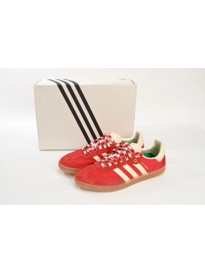 POP  GAT Wales Bonner x adidas Originals SAMBA White Red GY6612 02